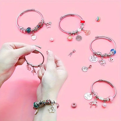 🎅Sale Off 49%🎁 Girls Charm Bracelet Making Kit