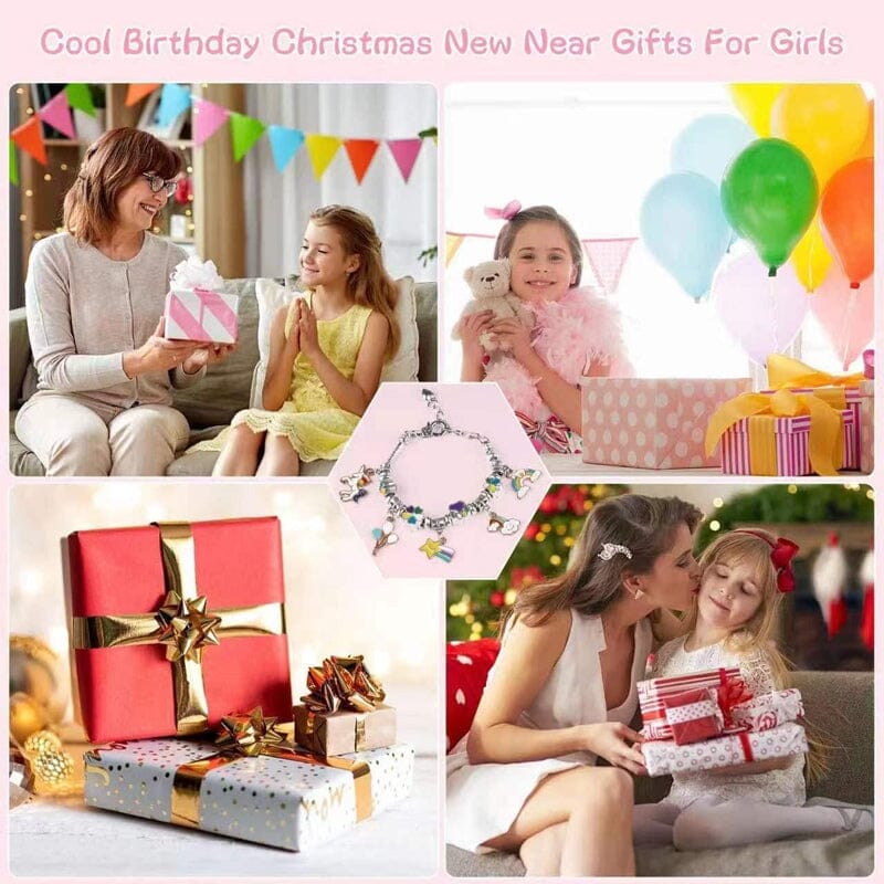 🎅Sale Off 49%🎁 Girls Charm Bracelet Making Kit