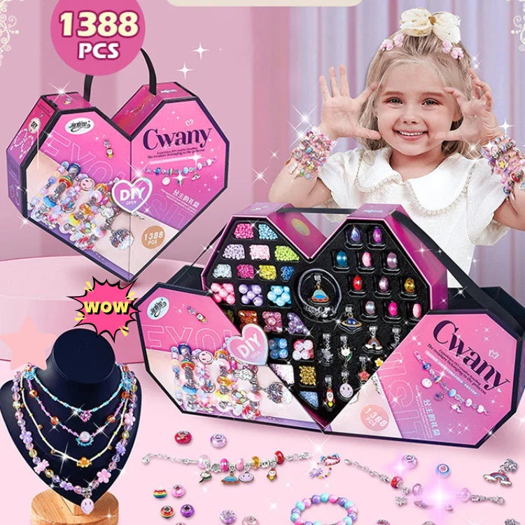 🎅Sale Off 49%🎁 Girls Charm Bracelet Making Kit