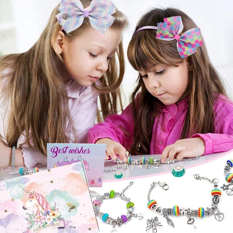 🎅Sale Off 49%🎁 Girls Charm Bracelet Making Kit