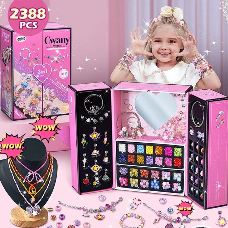 🎅Sale Off 49%🎁 Girls Charm Bracelet Making Kit