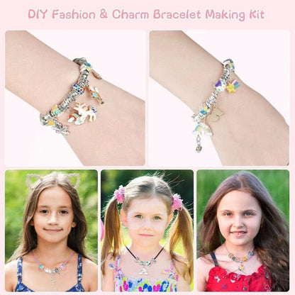 🎅Sale Off 49%🎁 Girls Charm Bracelet Making Kit