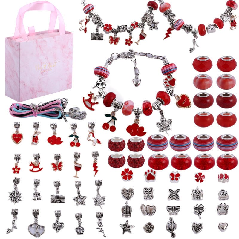 🎅Sale Off 49%🎁 Girls Charm Bracelet Making Kit
