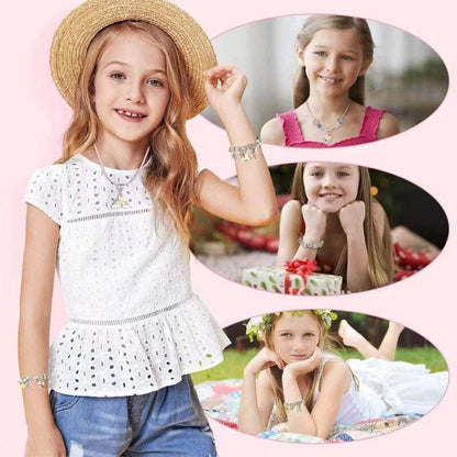 🎅Sale Off 49%🎁 Girls Charm Bracelet Making Kit