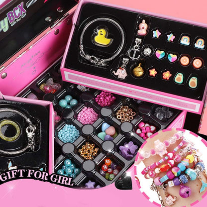 🎅Sale Off 49%🎁 Girls Charm Bracelet Making Kit