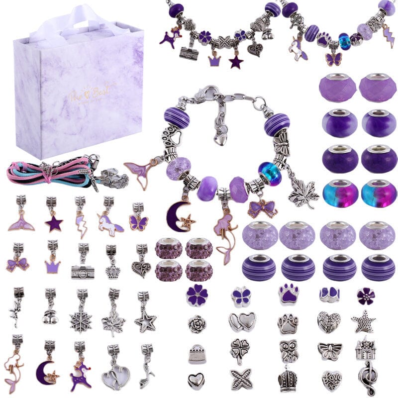 🎅Sale Off 49%🎁 Girls Charm Bracelet Making Kit