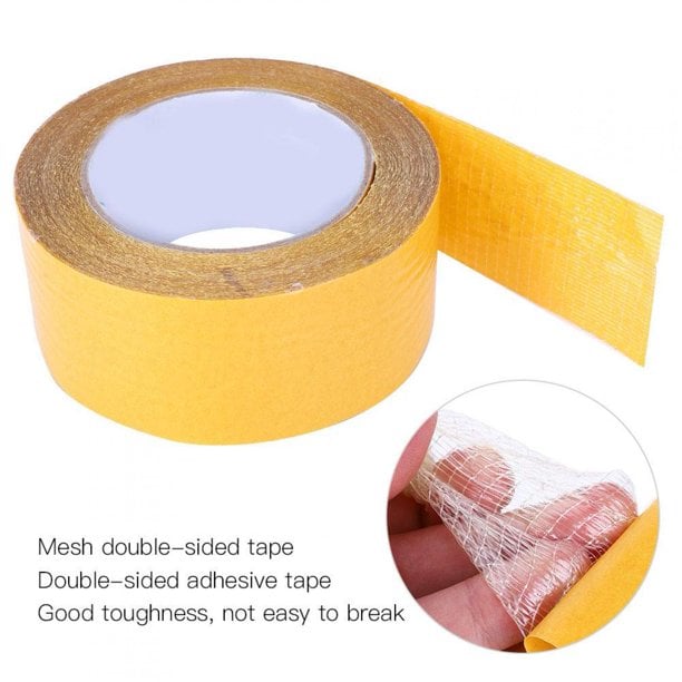 🔥Hot Sale🔥 Strong Adhesive Double Sided Gauze Fiber Mesh Tape